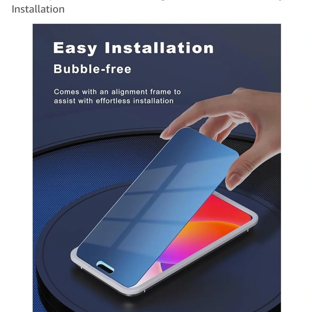 iPhone 16 Pro Max- Anti blue light Tempered Glass Screen Protector